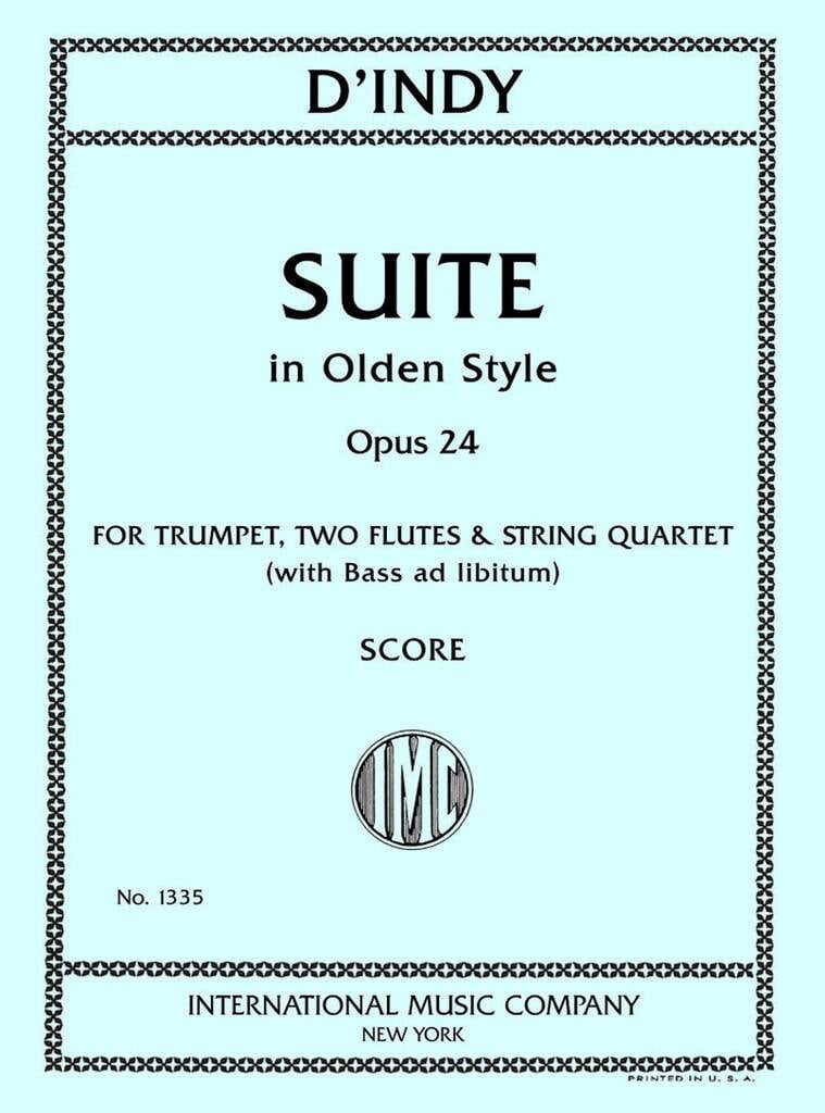 Suite In Olden Style Op 24